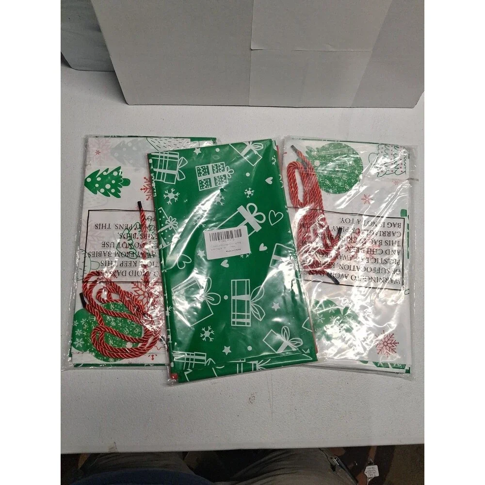 LIMUIKA Large Christmas Gift Bags 6 PCS 44''x36'' Extra Large Plastic Gift Bags